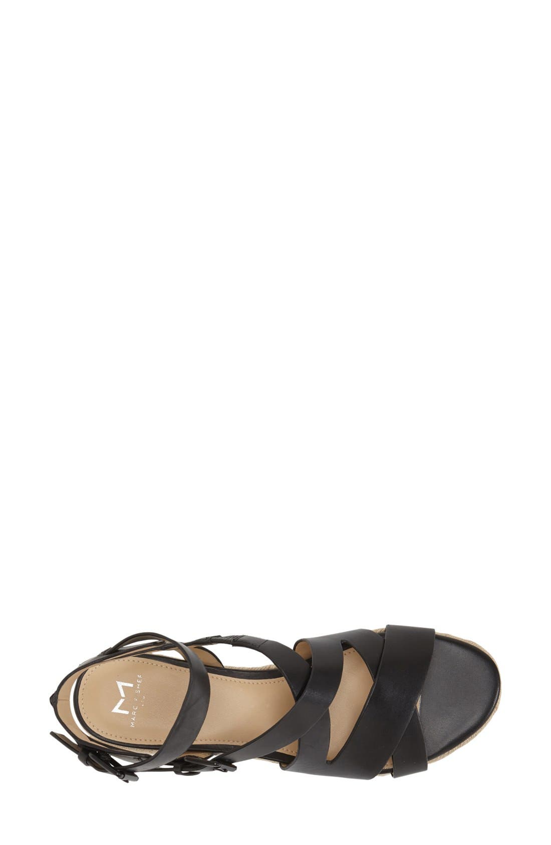 Marc Fisher LTD 'Alysse' Flat Sandal, Alternate, color, 