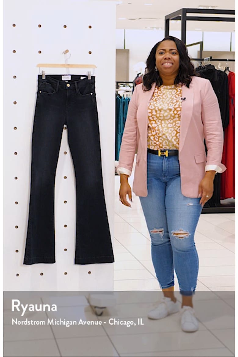 Le High Waist Flare Jeans video