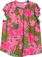 SUGARLIPS Dandi Floral Veda Cap Sleeve Top