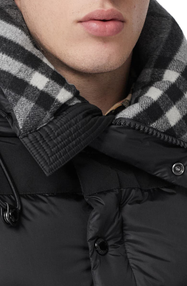 Burberry Lockwell Detachable Sleeve Down Puffer Coat, Alternate, color,