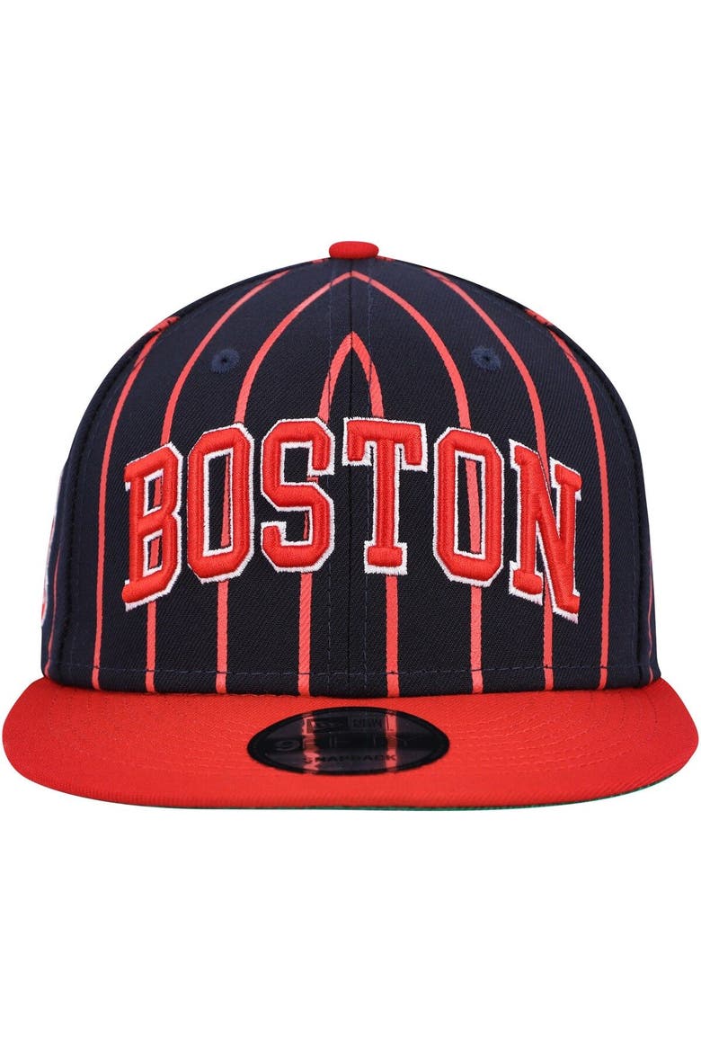 Men's New Era  Navy/Red Boston Red Sox City Arch 9FIFTY Snapback Hat, Alternate, color, Navy