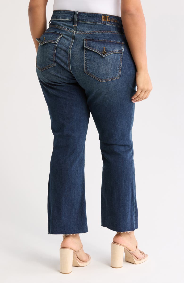 KUT from the Kloth Nikki Kick Flare Jeans, Alternate, color, Acanthus