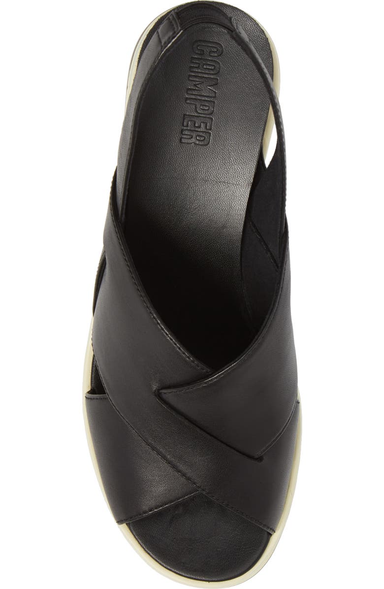 Camper Tropik Cross Strap Wedge Sandal, Alternate, color,