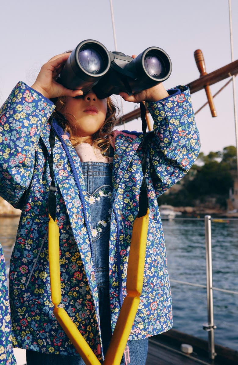 Mini Boden Kids' Waterproof Fisherman's Rain Jacket, Alternate, color, 