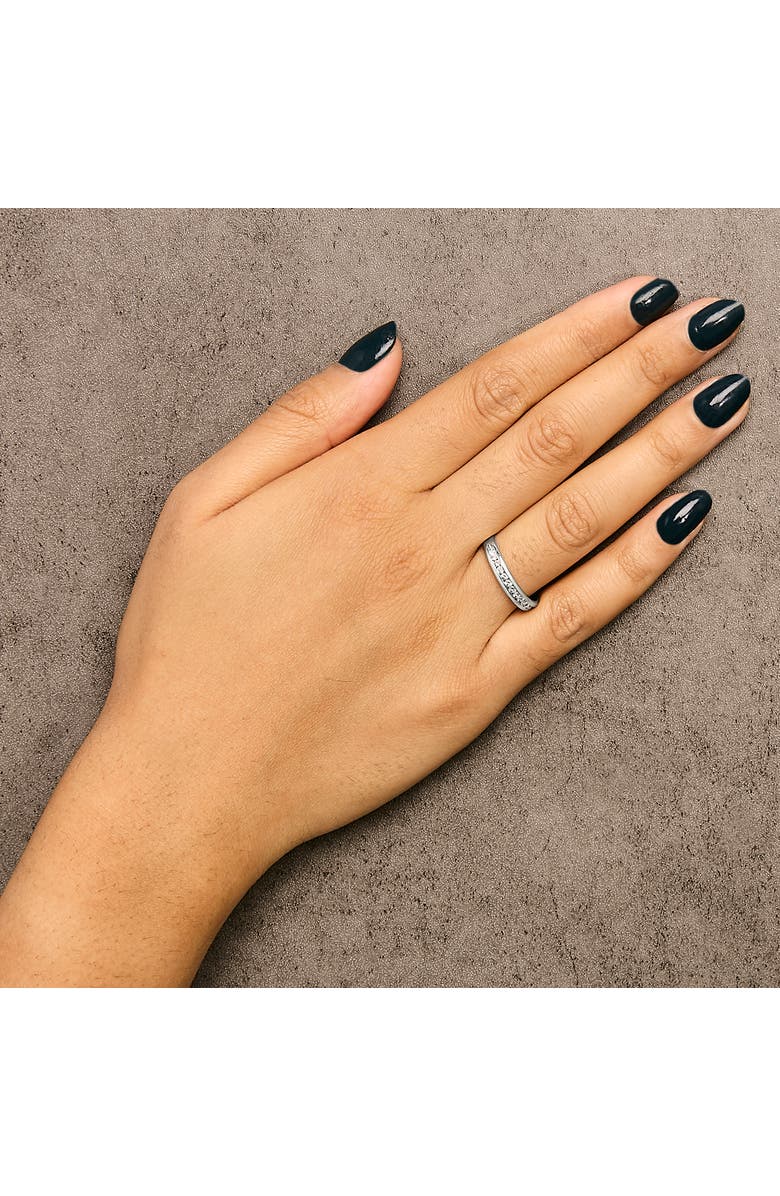 Haus of Brilliance 18K Gold 1/4 Cttw Diamond Classic 11 Stone Wedding Band Ring, Alternate, color, White Gold