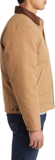 Schott NYC Union Cotton Canvas Down Work Jacket | Nordstrom