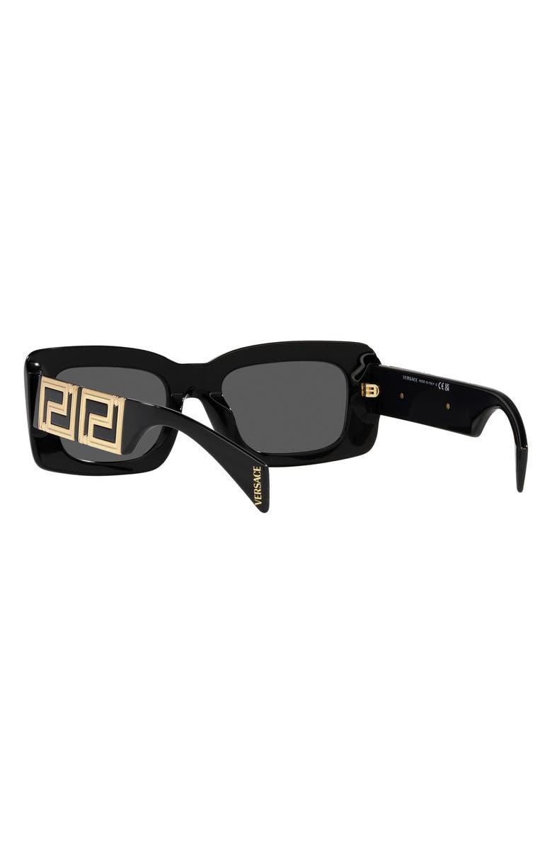 Versace 54mm Rectangular Sunglasses, Alternate, color, 
