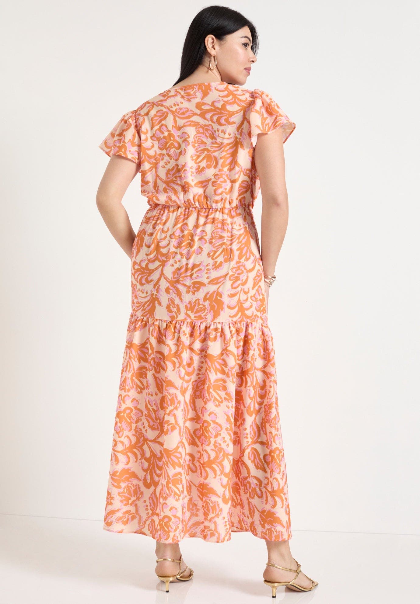 Faux-Wrap Maxi Dress - image 2