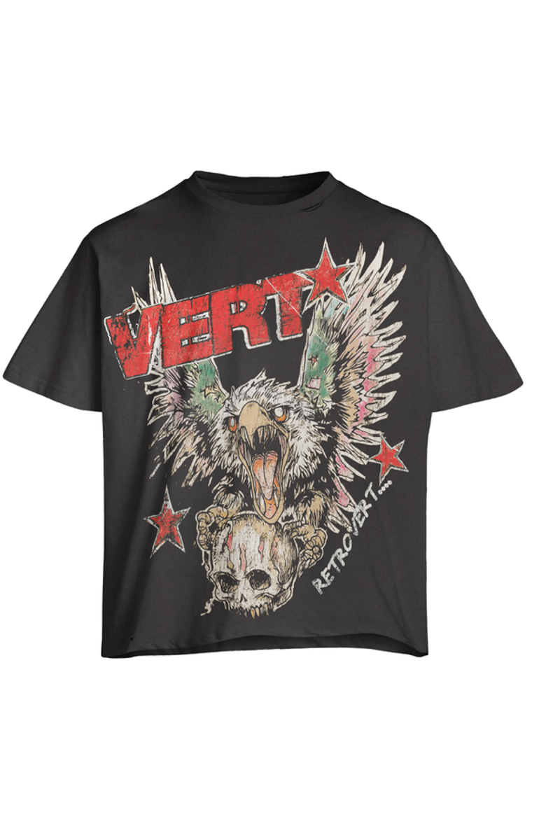 Falcon Skull Tee, Main, color, Red