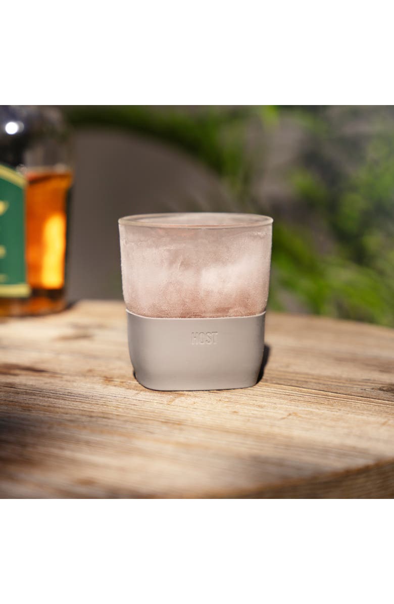 HOST Glass FREEZE Whiskey Cooling Cup Set of 2, Alternate, color, Gray