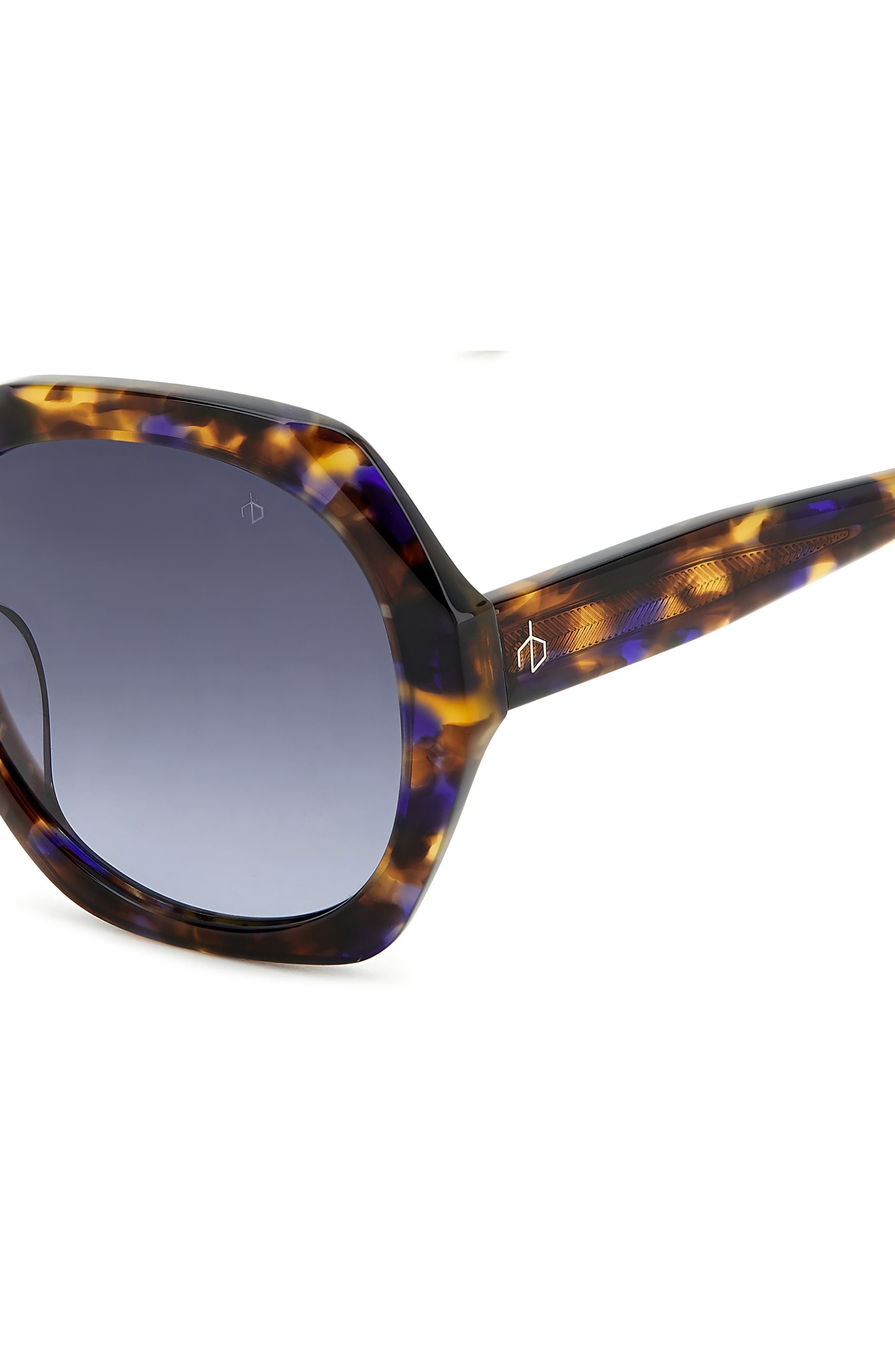 rag & bone 55mm Gradient Round Sunglasses (Women) | Nordstromrack