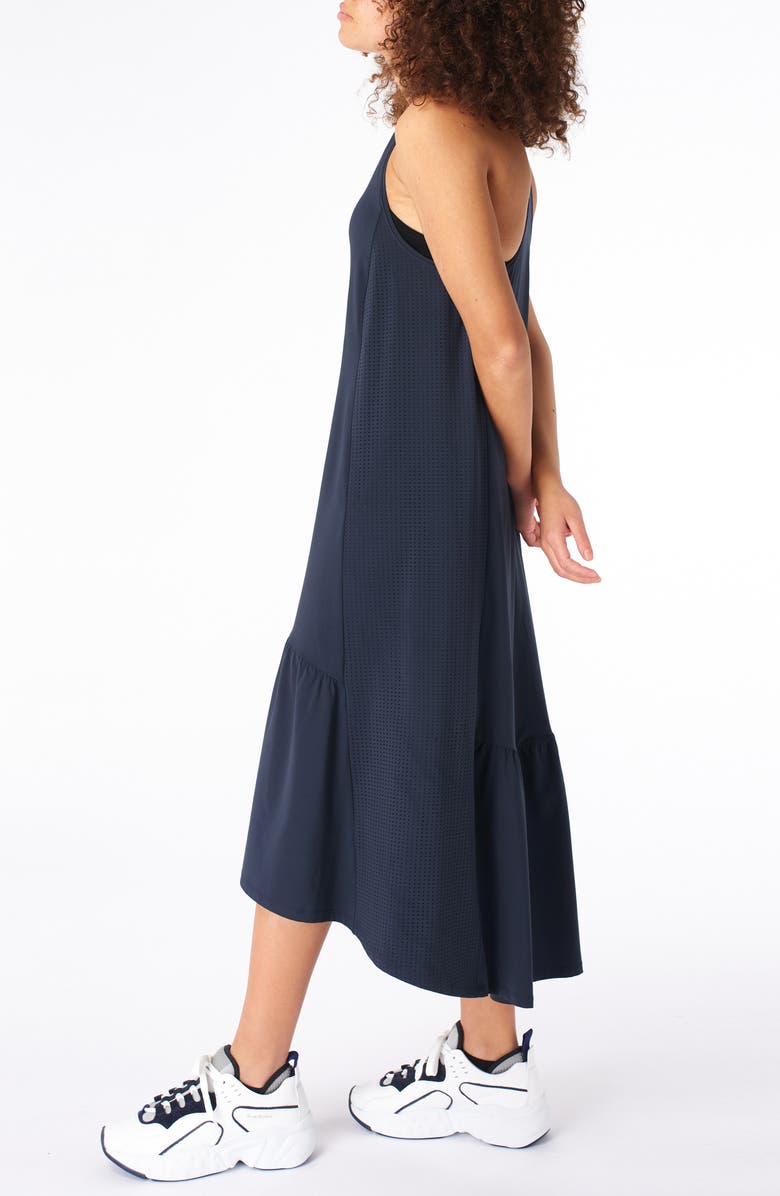 Sweaty Betty Ace Racerback Midi Dress, Alternate, color, Navy Blue