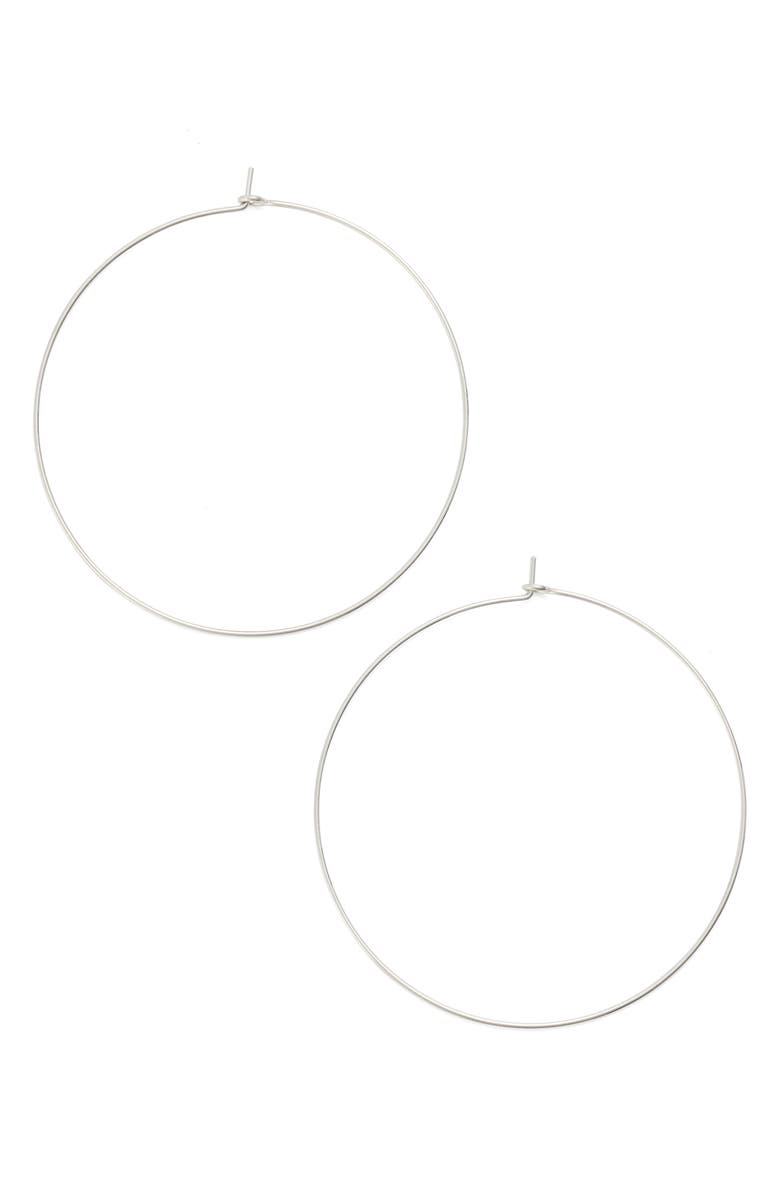 Nashelle Extra Large Hoop Earrings, Main, color, 