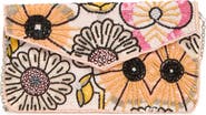 Collection XIIX Floral Beaded Envelope Clutch