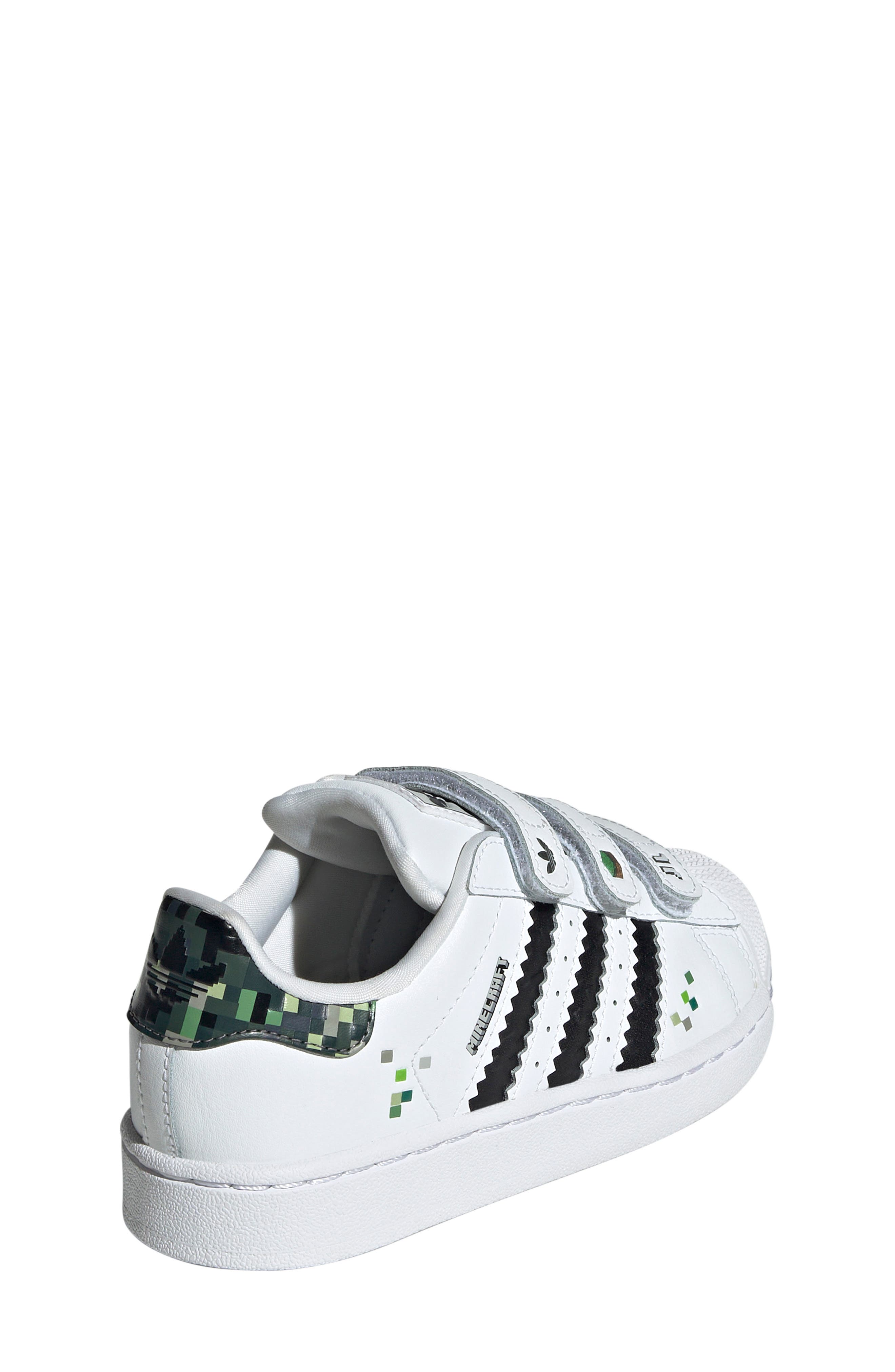 adidas x Minecraft Kids' Superstar II Sneaker, Alternate, color, 