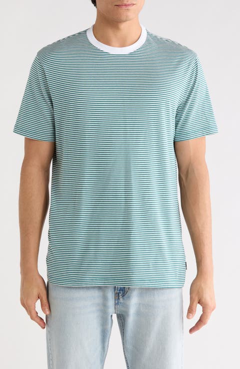 Bryce Crewneck Stretch Cotton T-Shirt