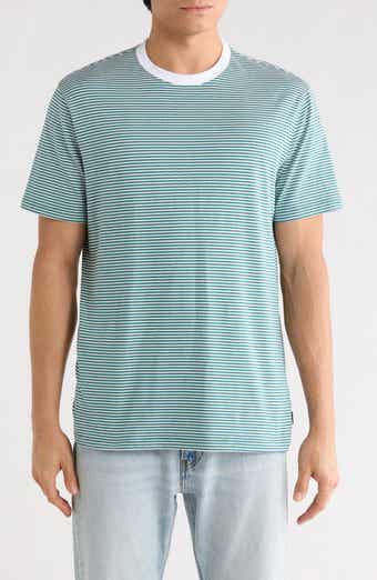 AG Bryce Crewneck Stretch Cotton T-Shirt