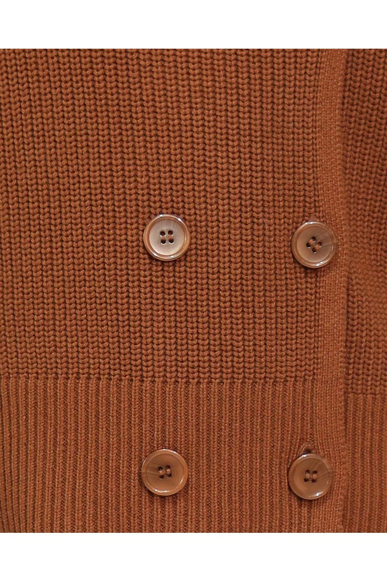 Make It With You Buttoned Cardi Jacket, Alternate, color, Dark brown