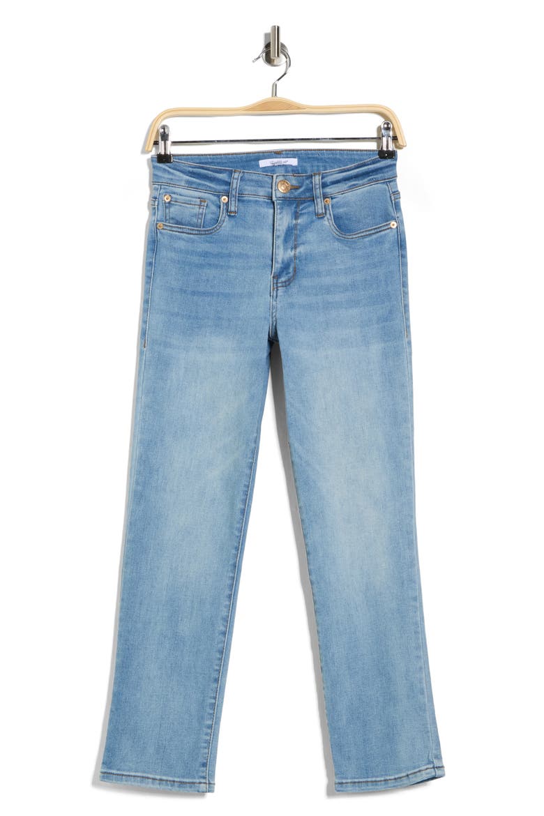 Drew High Waist Ankle Slim Straight Leg Jeans, Alternate, color, ARANDA