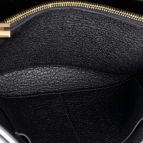 Pre-owned Hermes Hermes Kelly To Go Wallet Chevre Mysore In Black