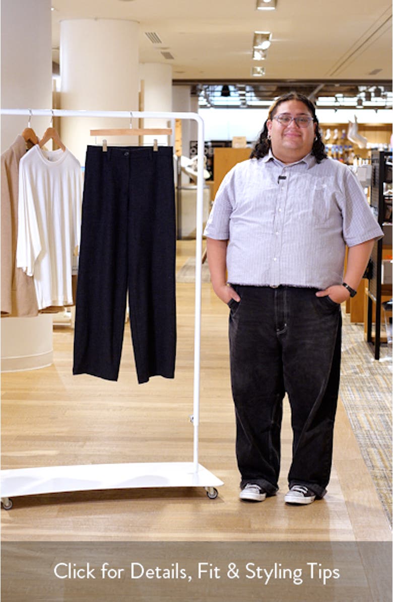 Wide Leg Virgin Wool Pants, sales video thumbnail