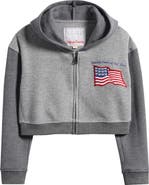 Vintage Havana Kids' Self Love Zip-Up Crop Hoodie