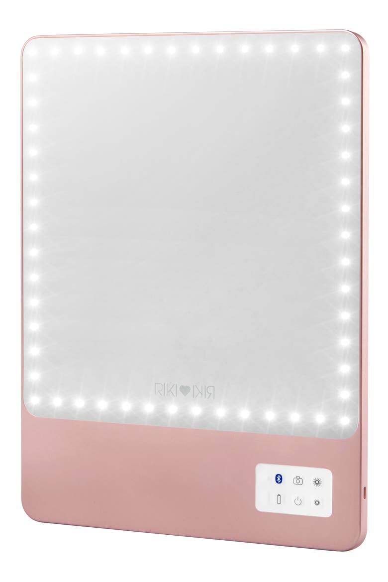 5X Skinny Lighted Mirror $225 Value, Main, color, ROSE GOLD