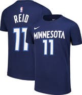 Nike Youth Nike Naz Reid Navy Minnesota Timberwolves Icon Edition Name & Number T-Shirt