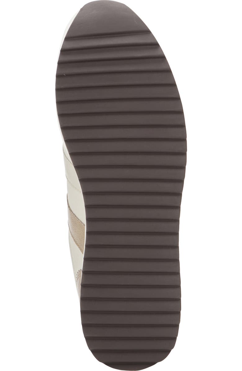 JOHNSTON & MURPHY COLLECTION Gracie Double Strap Sneaker, Alternate, color, White Ivory Taupe Patent Leath