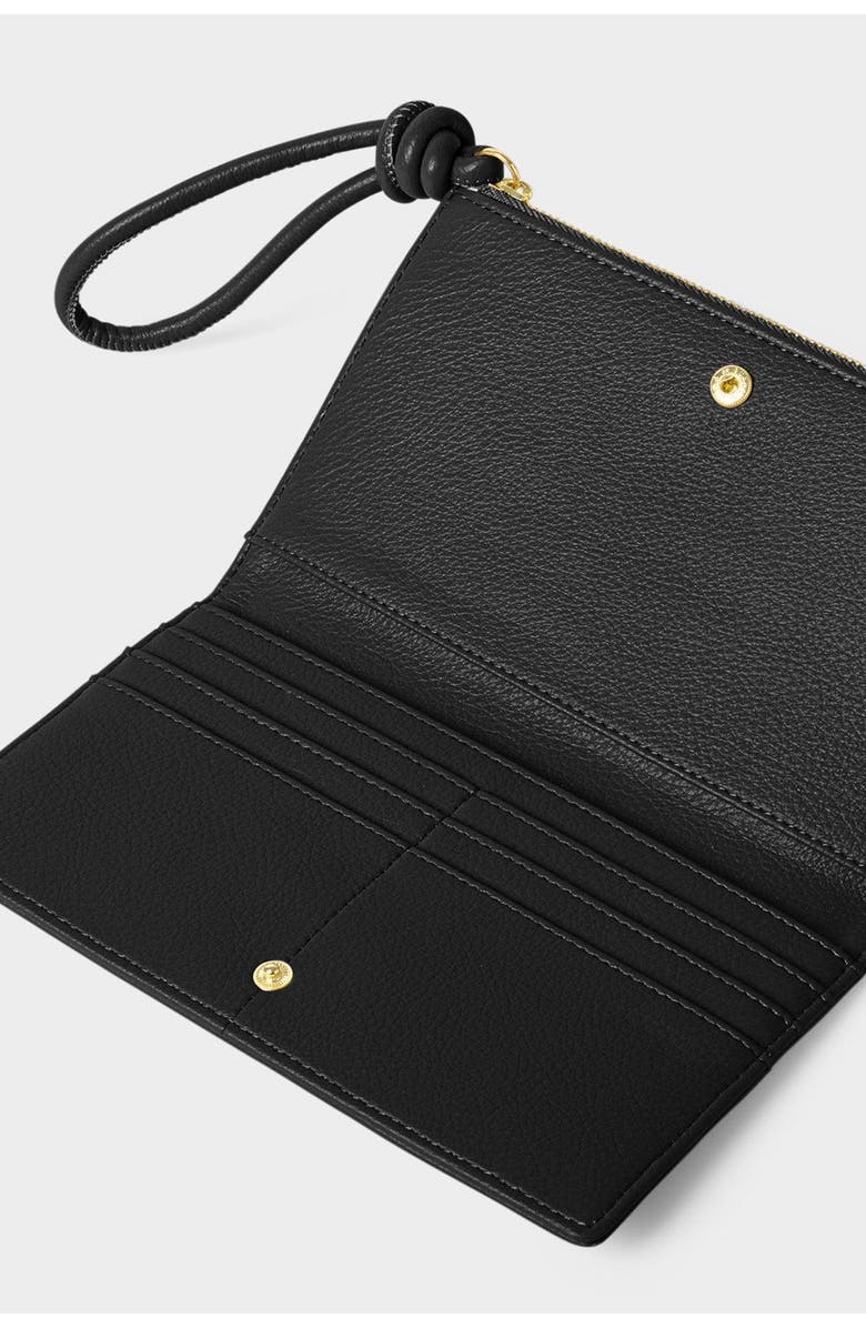 Katie Loxton Asha Fold-Out Wristlet, Alternate, color, Black