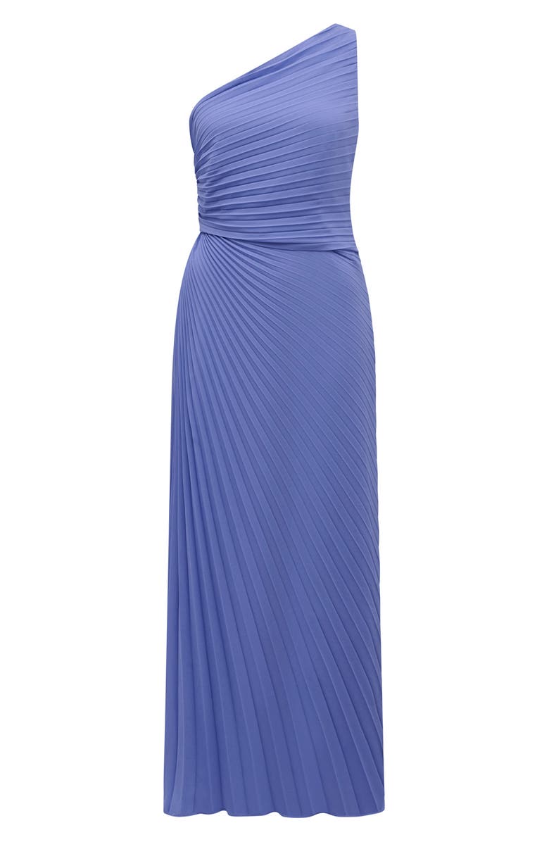 Ever New Mirabelle One-Shoulder Pleated Gown, Alternate, color, 
