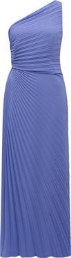 Ever New Mirabelle One-Shoulder Pleated Gown
