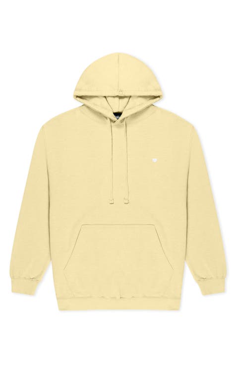 Womens Lil Heart Midweight Hooded Sweatshirt