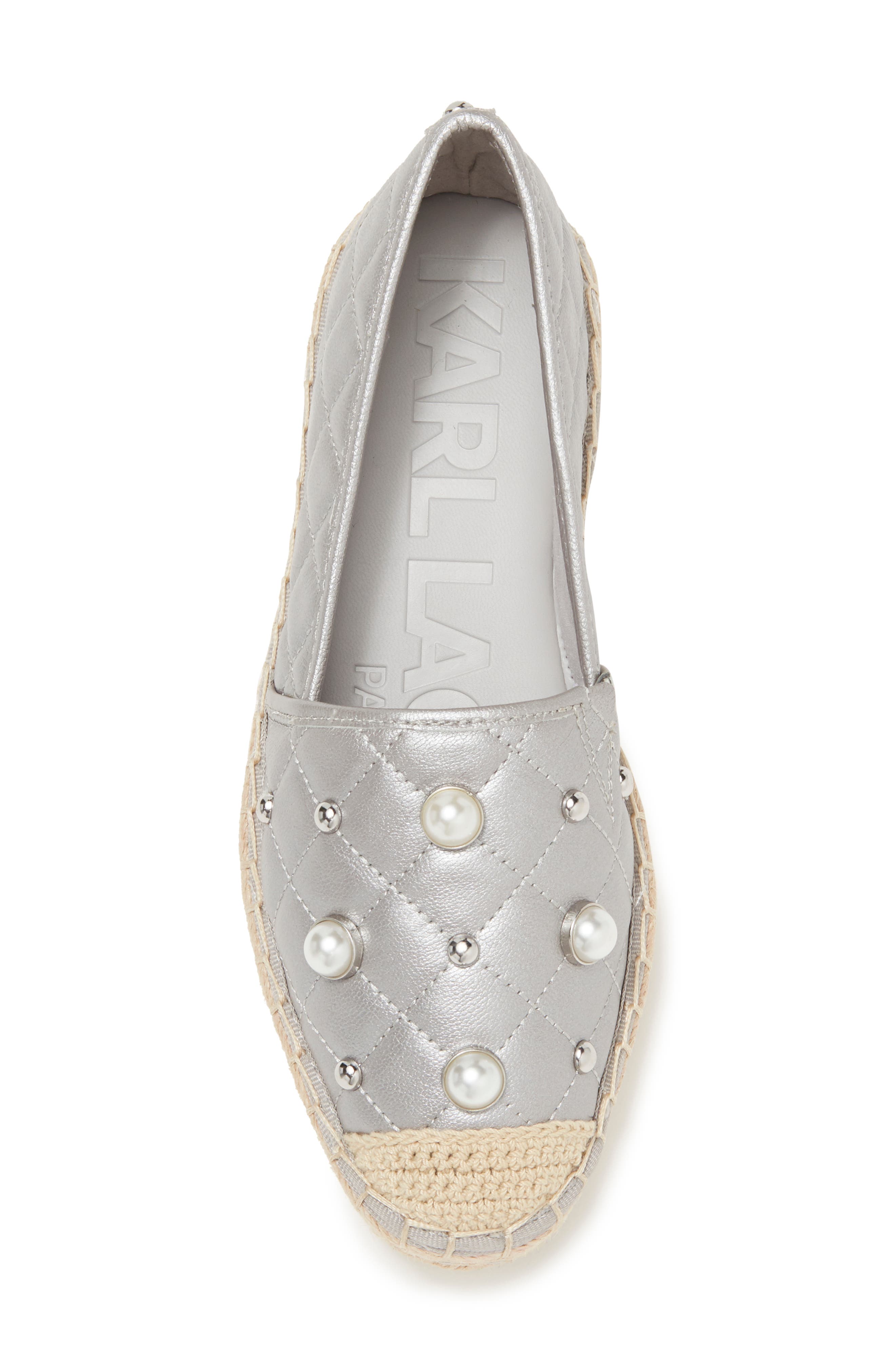 KARL LAGERFELD PARIS Beatrix Platform Espadrille, Alternate, color, 