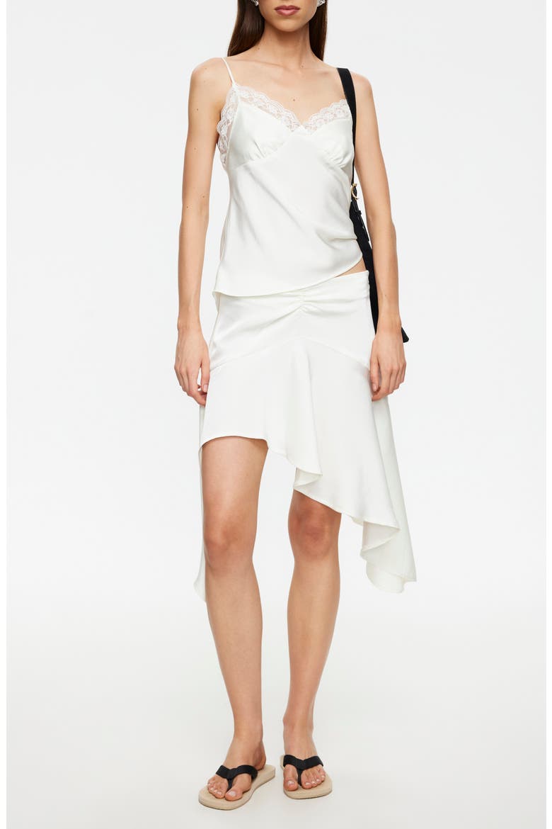 Costa Lace Trim Camisole, Main, color, PORCELAIN