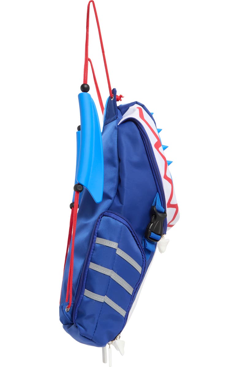 Bling2o Kids' Shark Fin Backpack, Alternate, color, Blue