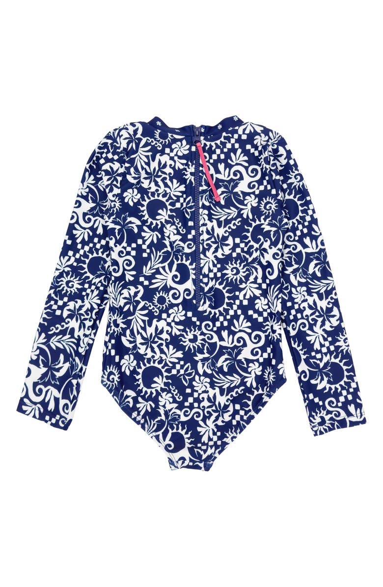 Feather 4 Arrow Kids' Wave Chaser Long Sleeve Rashguard Swimsuit, Alternate, color, 