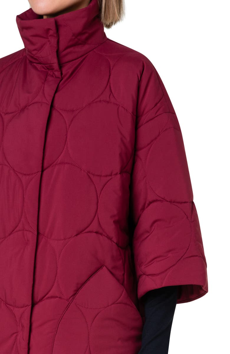 Akris punto Quilted Kimono Sleeve Jacket, Alternate, color,