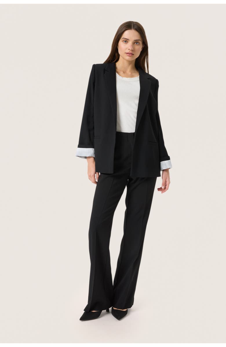 Soaked in Luxury SLShirley Regular Fit Notch Lapel Blazer, Alternate, color, Black
