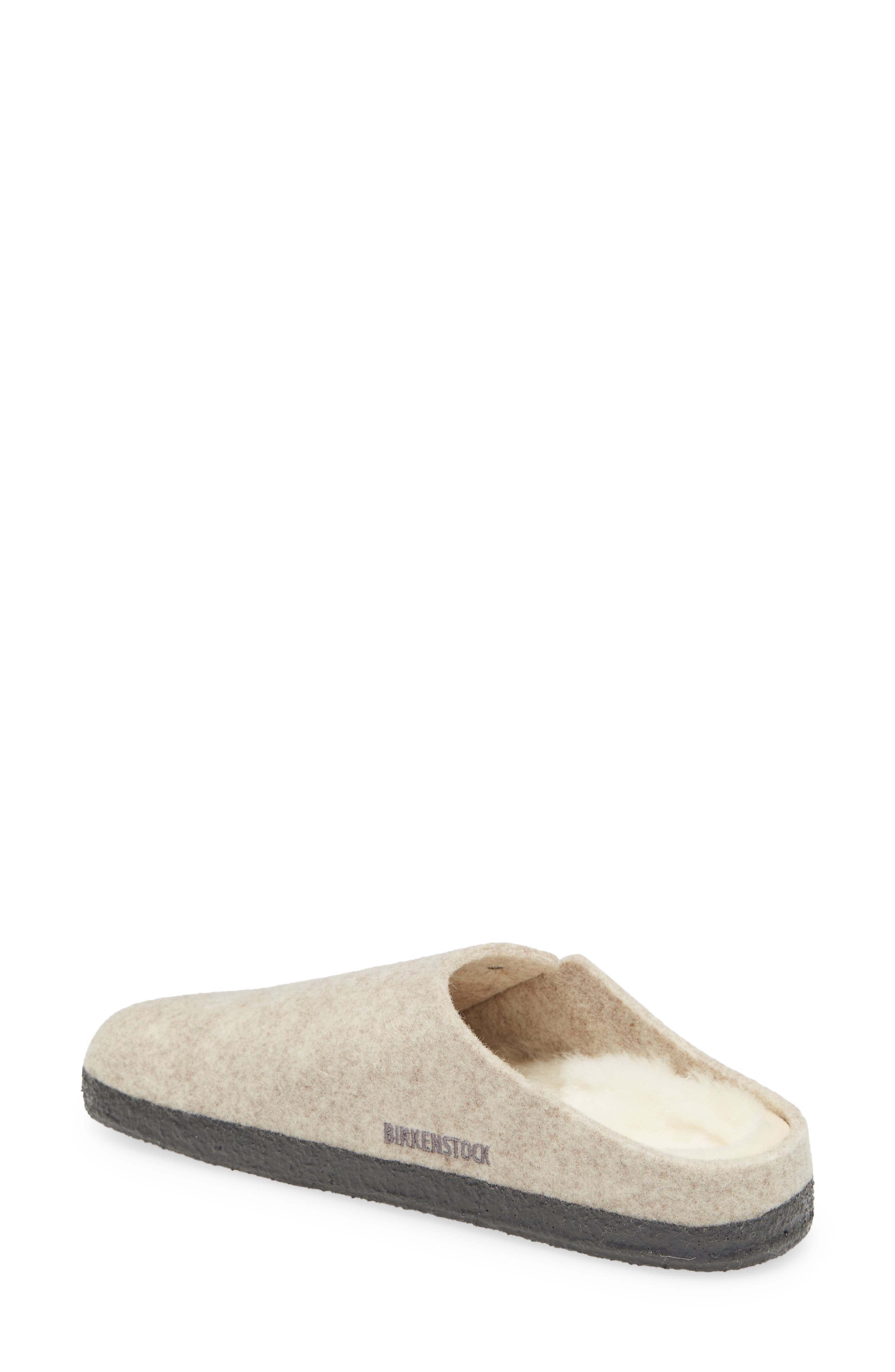 Zermatt Genuine Shearling Lined Slipper, Alternate, color, EGGNOG/ NATURAL