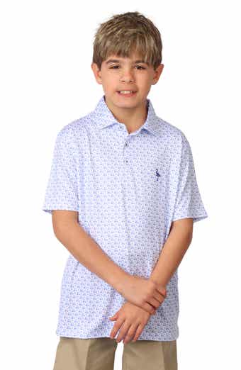 TailorByrd Kids' Golf Carts Performance Knit Polo
