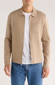 TRUTH Long Sleeve Collared Full Zip Sweater