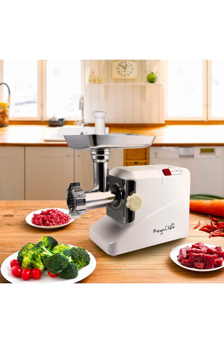 Megachef 1800 Watt High Quality Automatic Meat Grinder for Household Use, Alternate, color,