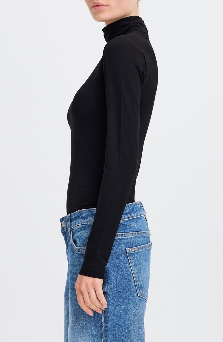 B.YOUNG Pamila Turtleneck Top, Alternate, color, Black