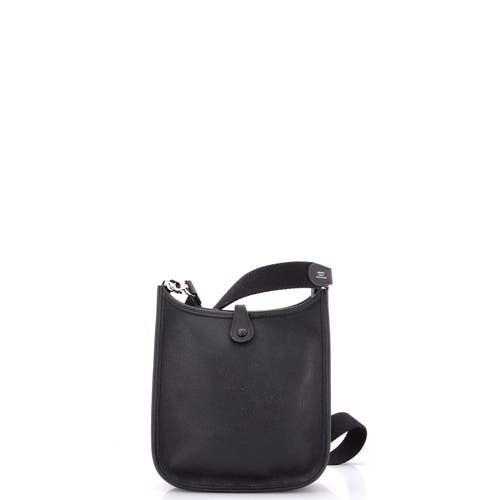 Pre-owned Hermes Hermes Evelyne Bag Gen Iii Epsom Tpm In Black