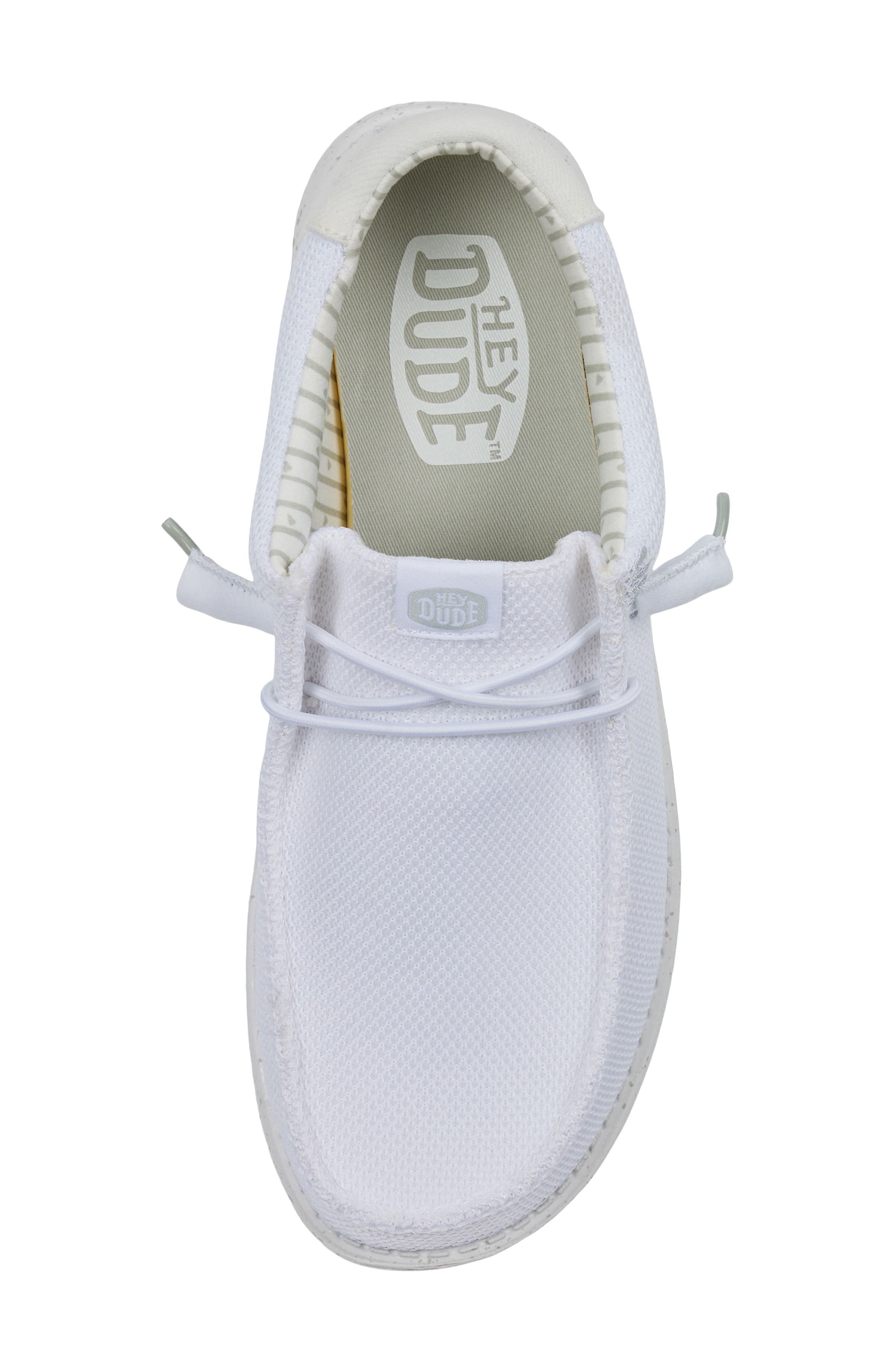 Wally Stretch Sox Slip-On, Alternate, color, WHITE