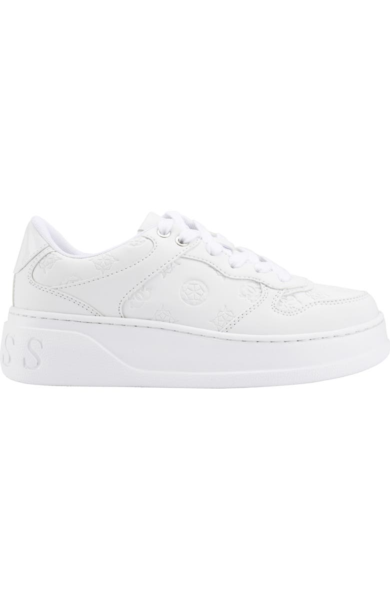 GUESS Cleva Sneaker, Alternate, color, White