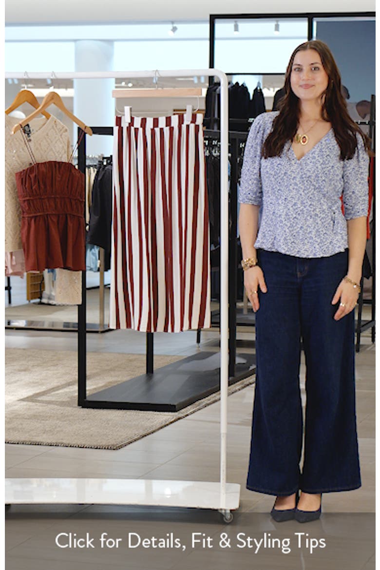 Stripe A-Line Skirt video