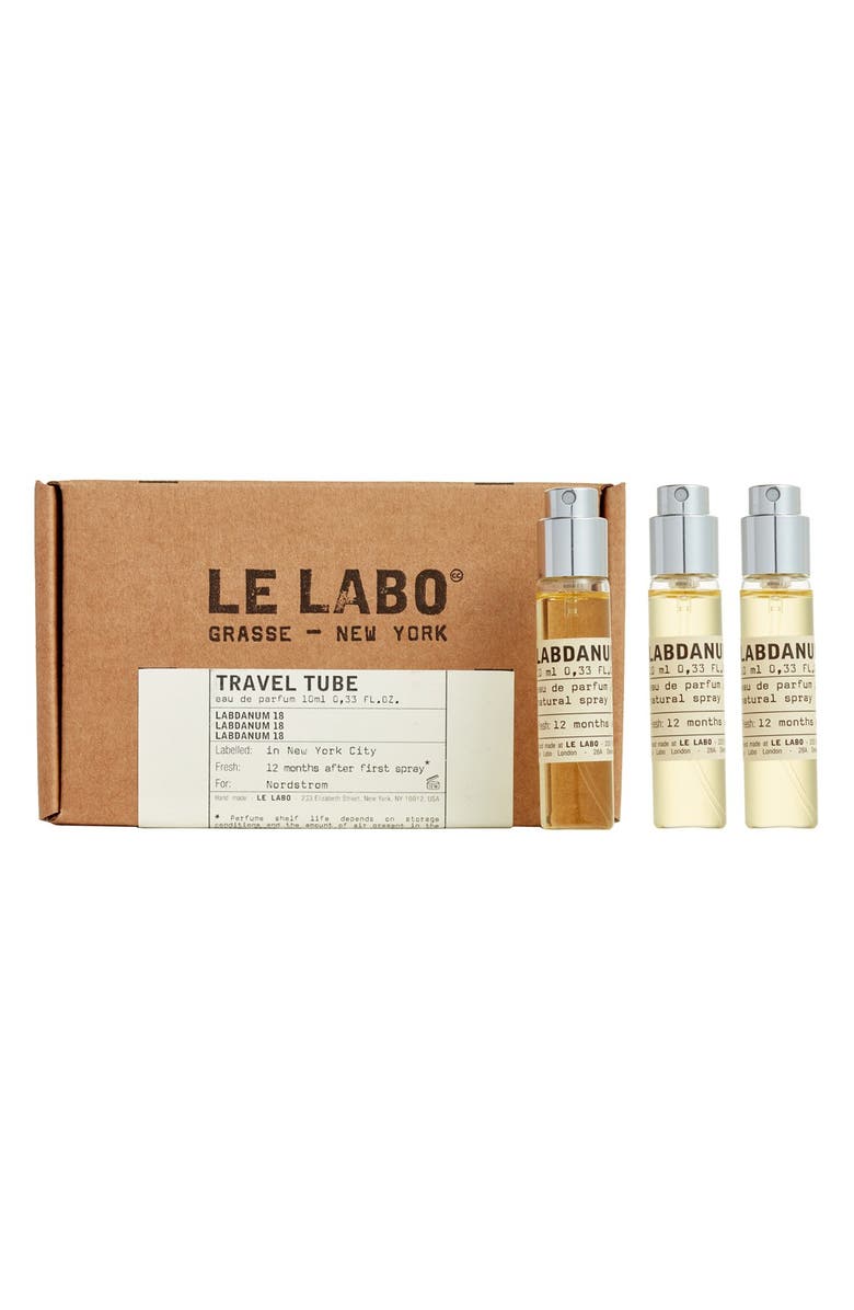 Le Labo Labdanum 18 Eau de Parfum Travel Tube Refill Trio, Alternate, color, 