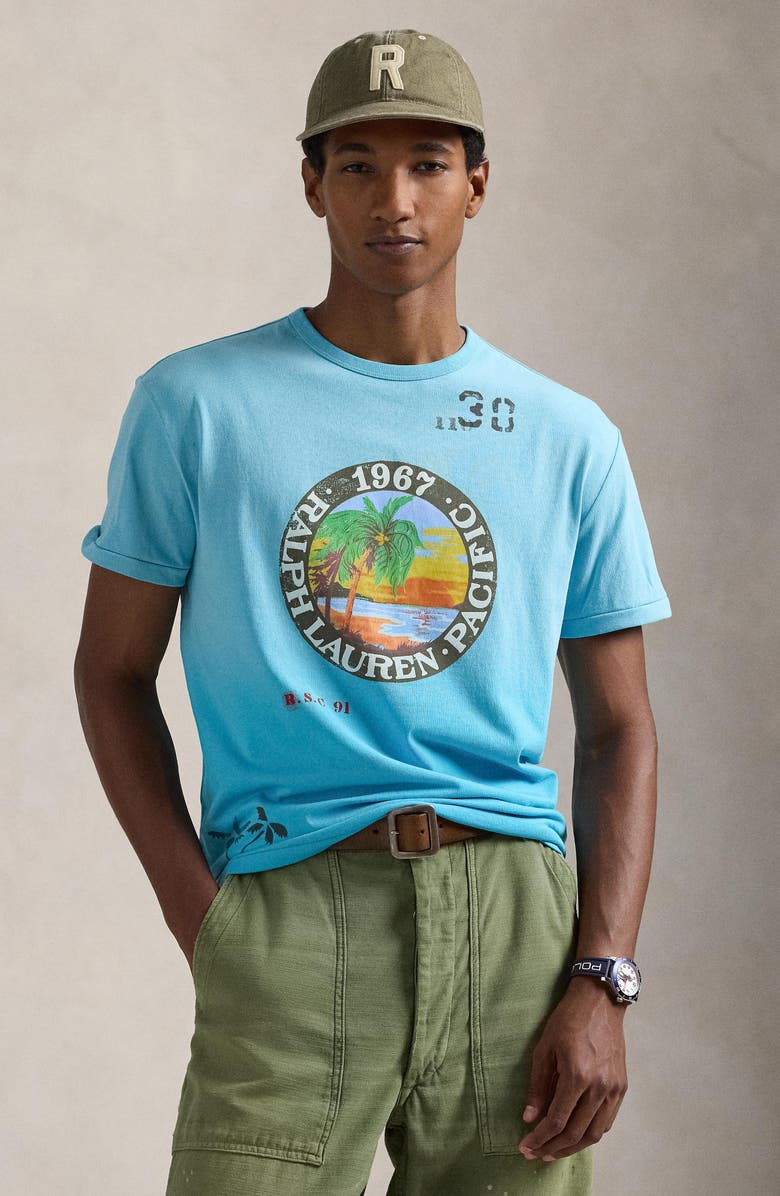 Polo Ralph Lauren Classic Fit Cotton Jersey Graphic T-Shirt, Alternate, color, 